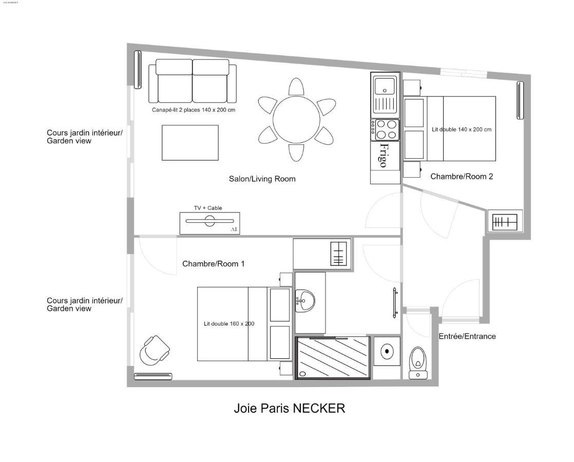 Apartamento Joie Paris Bargue Exterior foto